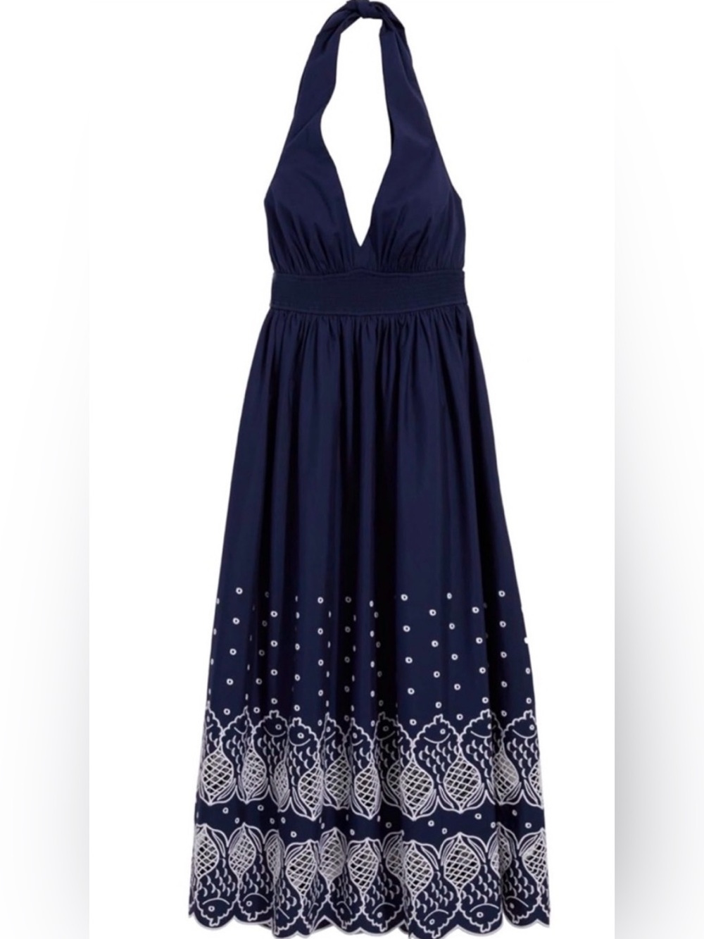 NWT Vineyard Vines Sconset Eyelet Halter Dress XL